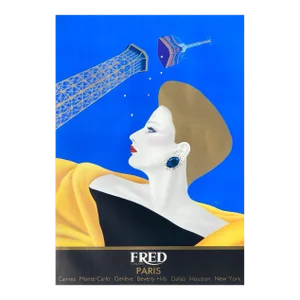 1984 Razzia Paris Jewelry Poster