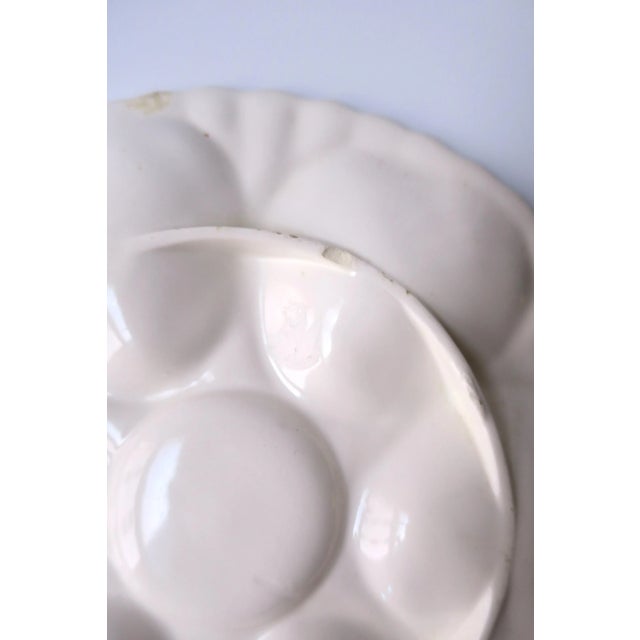 White Oyster Plate, Pair For Sale - Image 9 of 9