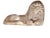 Figurative Vintage Mid 20th Century Lighted Glass Lion With Wood Stand For Sale - Image 3 of 10