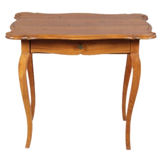 Small Rococo Style Table in Cherrywood, 1850s For Sale