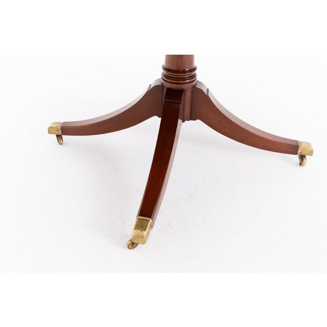 Hollywood Regency Regency Revival Oval Coffee Table from Arthur Brett, 1920s For Sale - Image 3 of 6