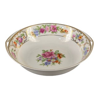 Vintage Seld Bavaria Rosenthal Floral "Donatello" Serving Bowl For Sale