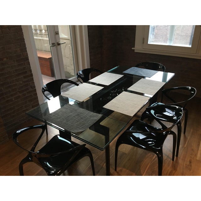 Roche Bobois Ava Bridge Opaque Chairs Set Of 6 Chairish