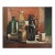 Vintage Modernist Still Life With Bottles by Frederick Childs, Signed (C. 1950, Oil on Masonite)/Morandi For Sale