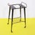 Metal Service Cart with Grille Shelf and Wheels For Sale - Image 9 of 9