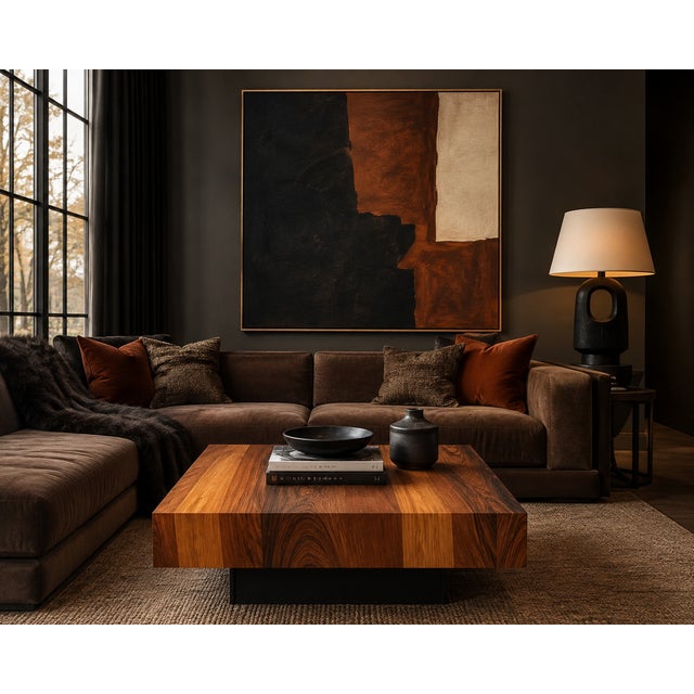 1970s Danish Modern Rosewood & Teak Floating Coffee Table by Drylund For Sale In Atlanta - Image 6 of 7