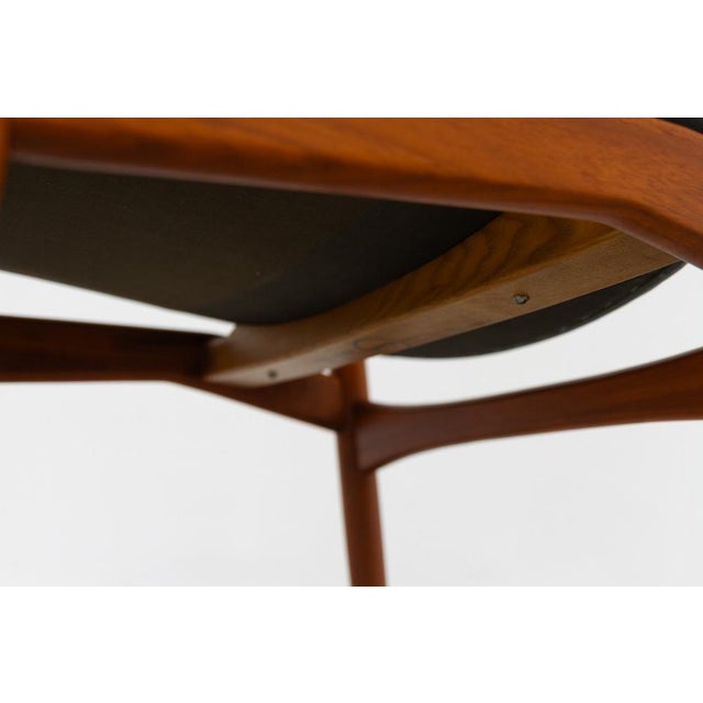 Danish Teak Captains Chair by Erik Buch for Ørum, 1960s For Sale - Image 12 of 18