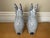 Enhance your collection with this charming **Vintage Mid-Century Modern Herend-Style Fishnet Bunny Rabbit Figurines – Set...