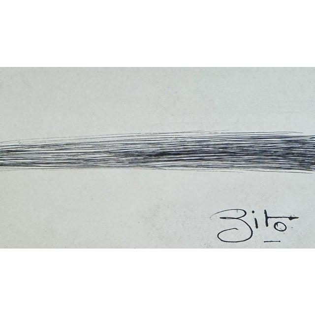 Framed Original Illustration, Dog and Cat, Palm Beach Artist Vincenzo Zito, 1950s For Sale In New York - Image 6 of 7