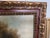Brown Large Antique European School Oil/Canvas Painting Signed Landscape Ornate Framed For Sale - Image 8 of 12