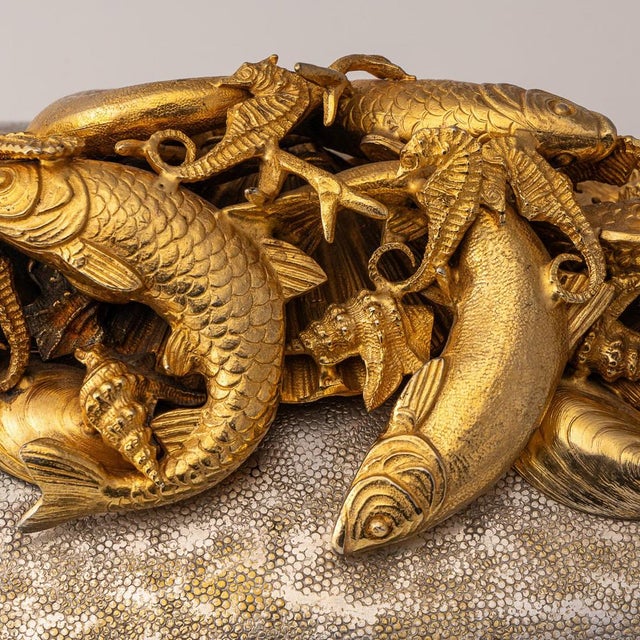 Vintage Italian Silver Plated Serving Platter by Franco Lapini, 1970 For Sale - Image 9 of 18