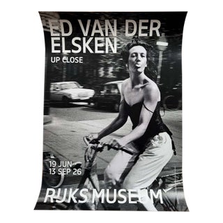 Ed Van Der Elsken (1925–1990), Woman Cycling, 1983, Copyright of Ed Van Der Elsken.., Exhibition Poster, 2026, Printed in the Netherlands For Sale