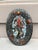 French Palissy wall platter with fishs , shells, circa 1900 possibly Choisy le Roi. 13.8 by 9.3 inches. Reference/page 146...