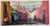 Paint Vintage Mid-Century Modern Oil Painting For Sale - Image 7 of 12