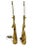 Pair of Pierre Cardin Brass Tidal Wave Lamps For Sale - Image 11 of 12