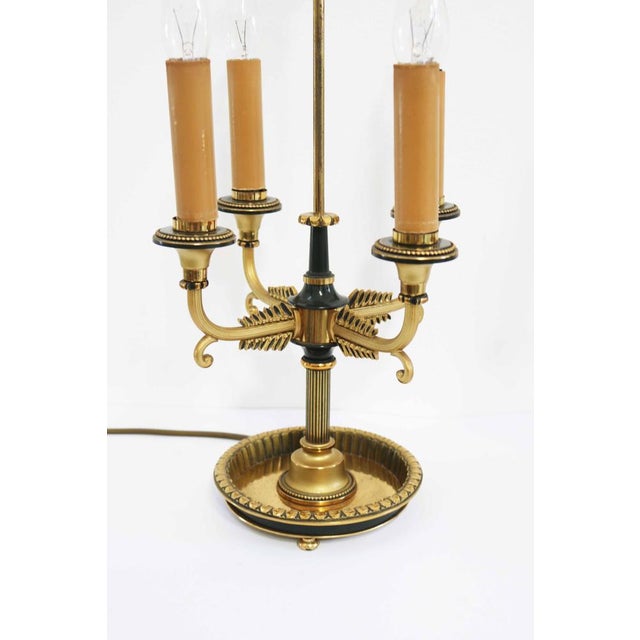 Large French Bouillotte Table Lamps in Brass, 1960s, Set of 2 For Sale - Image 6 of 10