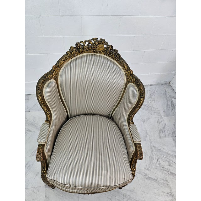 Early 1900s French Antique Side Chair For Sale - Image 11 of 12
