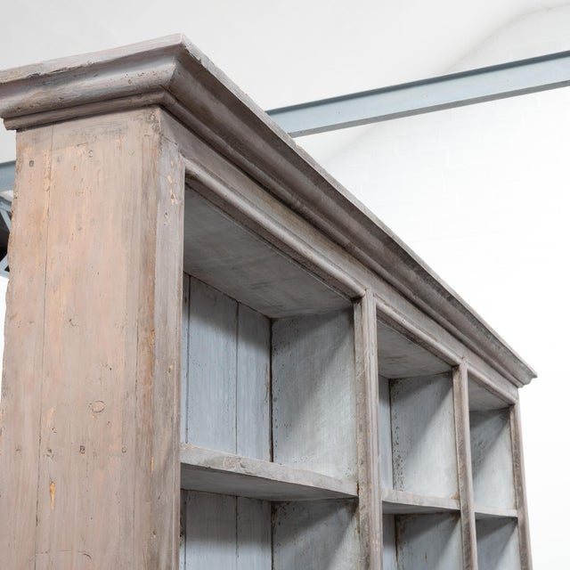 Early 19th Century Large Antique French Painted Wooden Bookcase, 1830 For Sale - Image 5 of 8