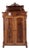 Antique Mahogany Cabinet with Decorative Carvings, 1880s For Sale