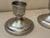 Metal Pair of Josten's Pewter Candleholders Made in England Star Engraved For Sale - Image 7 of 11