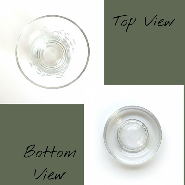 11 Sasaki Noritake Bamboo Etched Juice Glasses-Vintage-Japan-MCM Barware Set For Sale - Image 9 of 11