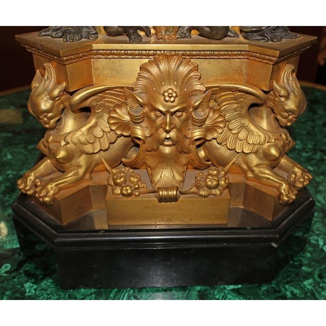 Vincenti & Cie 19th Century French Bronze Mantel Clock Design by v. Paillard For Sale - Image 13 of 18