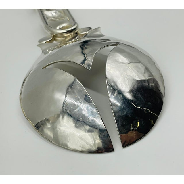 1980s Silver-Plated Turtle Motif Serving Utensils by Emilia Castillo, Mexican Modern For Sale - Image 14 of 18