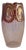 Bohemian Cut Glass Vase, 1920s For Sale