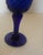 Modern 1970s Hand Blown Cobalt Goblets - a Pair For Sale - Image 3 of 4