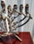 Gray Chaim Hendin Welded Menorah Judaica Jewish Brutalist Candelabra Sculpture 1980s For Sale - Image 8 of 8