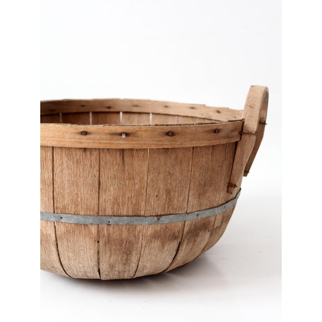 Antique Orchard Basket For Sale - Image 6 of 16