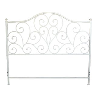 Iron Scroll Queen Headboard For Sale