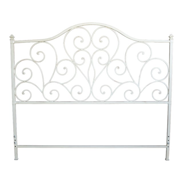 Iron Scroll Queen Headboard For Sale