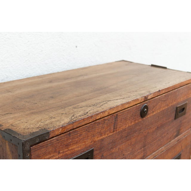 Antique Japanese Stacking Tansu Chest For Sale In Los Angeles - Image 6 of 13