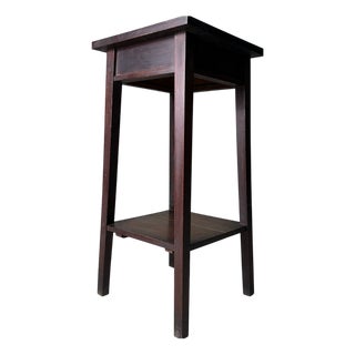 Japanese Wooden Plant Stand with Two Tiers, 1930s For Sale