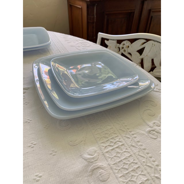 1950's Fire King Azurite Blue Glass Dishes Set- 22 Pieces For Sale In Palm Springs - Image 6 of 12