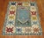 Islamic Vintage Blue Turkish Prayer Rug - 4'9" x 6'1" For Sale - Image 3 of 7