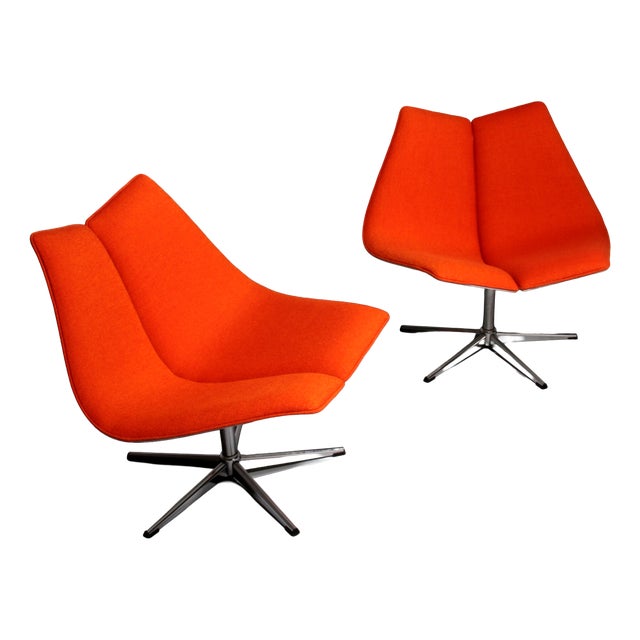 Montreal 67 Pavillon Chairs attributed to Christen Sørensen for Ebena-Lasalle, 1970s, Set of 2 For Sale