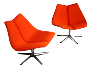 Montreal 67 Pavillon Chairs attributed to Christen Sørensen for Ebena-Lasalle, 1970s, Set of 2