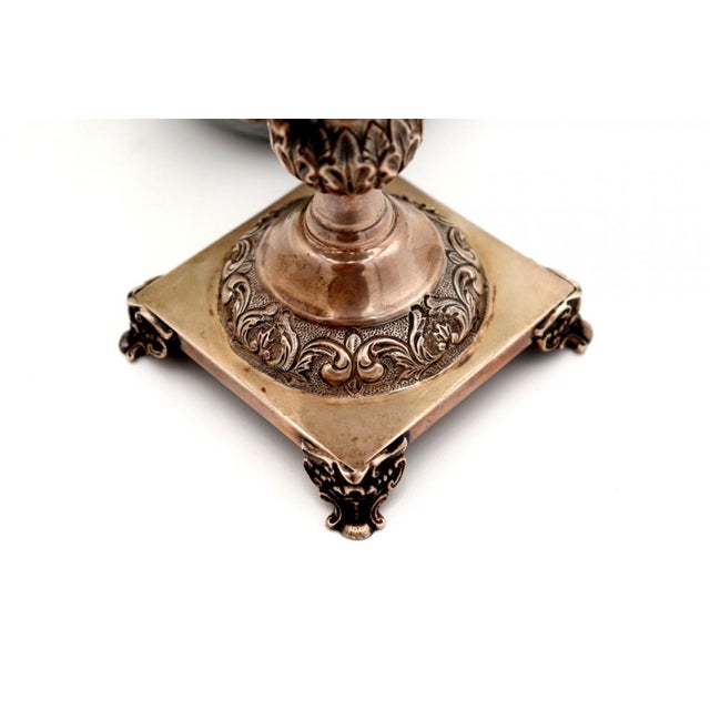 Silver Pineapple-Shaped Toothpick Holder For Sale - Image 3 of 8