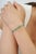 Contemporary 9.18 Ct Round Cut Emerald Line Tennis Bracelet - May Birthstone Gift For Sale - Image 4 of 13