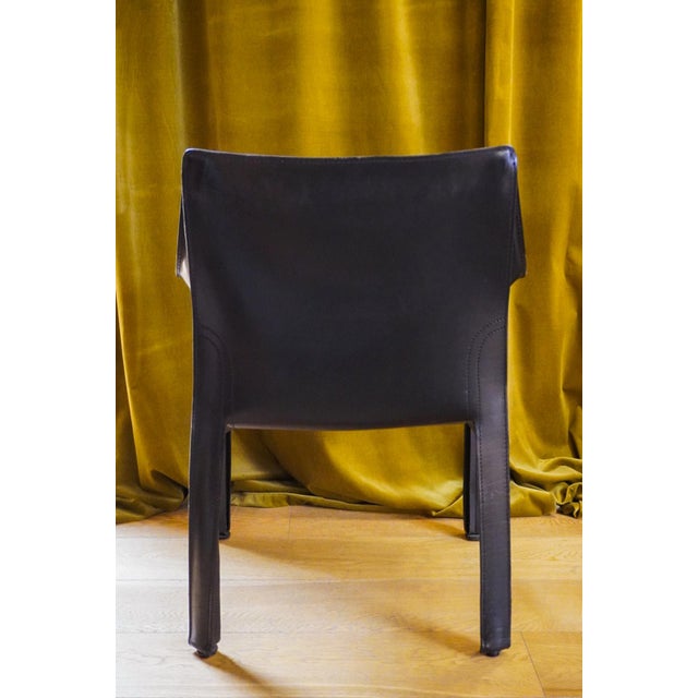 CAB 413 Armchairs by Mario Bellini for Cassina, 1990s, Set of 4 For Sale - Image 6 of 15