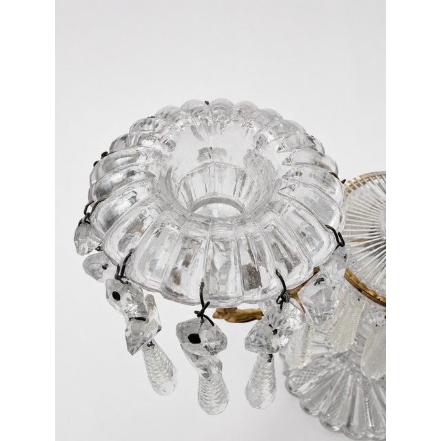 Pair of French Louis XVI Style Cut-Crystal and Gilt-Metal Candelabra, Circa 1880–1900 For Sale - Image 11 of 13