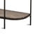 Modern Rounded Taupe Marble & Iron Console Table For Sale - Image 4 of 6