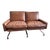 1970s Modern Leather Loveseat in the Manner of Poul Kjaerholm For Sale