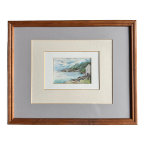 Watercolor of Coastal Maine