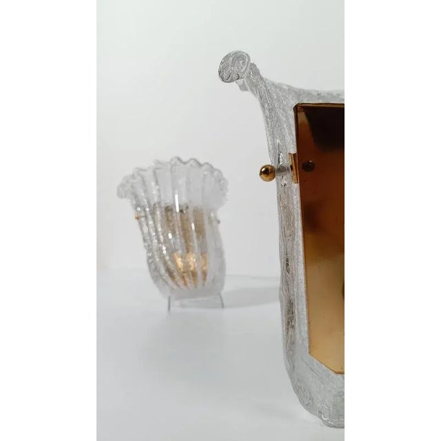 Italian Shield Sconces in Murano Graniglia Glass, 1980s, Set of 2 For Sale - Image 10 of 18