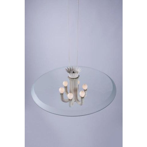 Fontana Arte Chandelier by Pietro Chiesa for Fontana Arte For Sale - Image 4 of 11