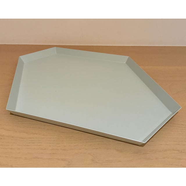 Mid-Century Modern Hay Kaleido Large Tray – Powder-Coated Steel, Geometric Design (Unused in Box) For Sale - Image 3 of 4