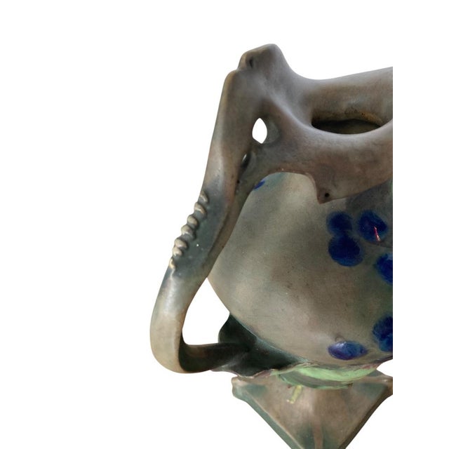 A Art Nouveau Porcelain Vases from Amphora, 1900, Set of 2 For Sale - Image 12 of 18